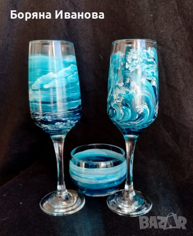 Компкект чаши за вино