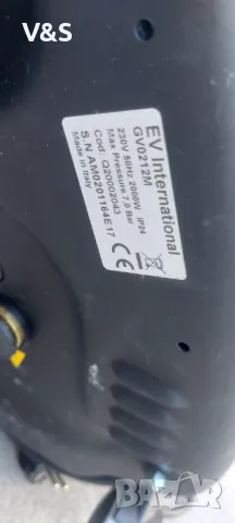 Парочистачка ev 3000 ,висок клас италианска парочистачка 170° C (340° F) гореща суха пара означава:, снимка 4 - Парочистачки и Водоструйки - 48198478