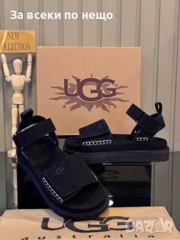 UGG Дамски Черни Сандали ЮДЖИДЖИ Код E726
