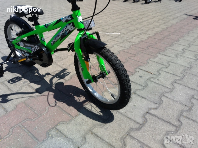 PASSATI Велосипед 16" SAMURAI зелен, снимка 5 - Велосипеди - 53558835