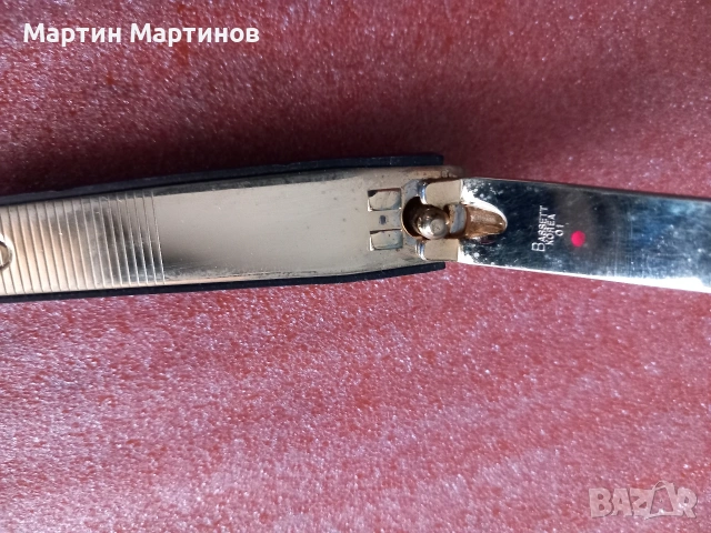 Стар Месингов Нож и Нокторезачка, снимка 11 - Антикварни и старинни предмети - 53616875