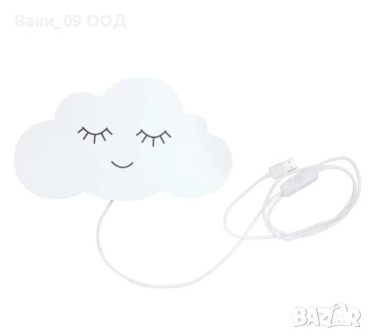 Детска LED лампа "Облаче"