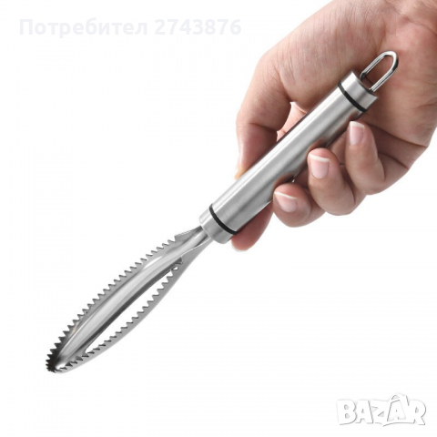 НОЖ ЗА ЧИСТЕНЕ НА РИБА-НЕРЪЖДАЕМА СТОМАНА, снимка 1