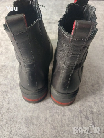 Черни дамски ботуши, снимка 5 - Дамски боти - 53654733