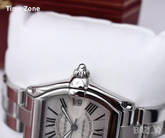 Cartier Roadster 37mm x 44mm Steel White Dial Мъжки / Унисекс, снимка 8 - Мъжки - 47992771