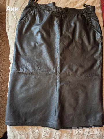 Дамски кожени поли естествена кожа, снимка 4 - Поли - 53705947