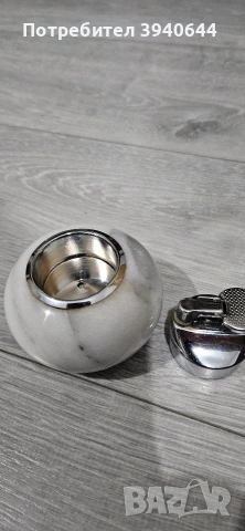 мраморна запалка.., снимка 4 - Антикварни и старинни предмети - 53611195