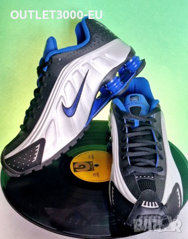 Nike Shox R4 Racer Blue (GS), снимка 4 - Маратонки - 37283199