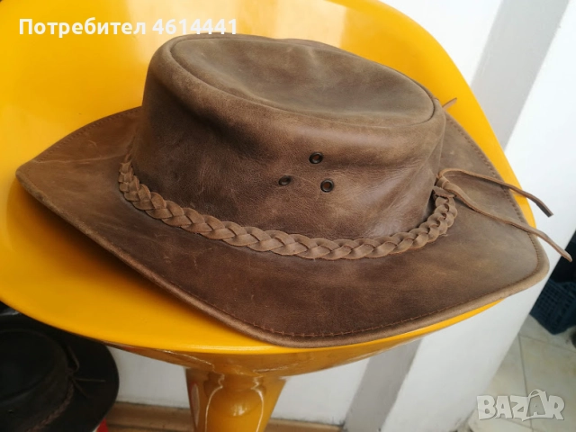 краварска шапка от естествена дебела кожа, снимка 9 - Екипировка - 52183771