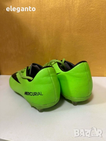 Детски футболни бутонки Nike Mercurial Victory VI FG Radiation Flare - Electric Green/Black , №38 , снимка 4 - Детски маратонки - 53863217