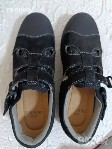 Дамски обувки черен  набук,мемори пяна стелка