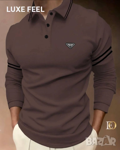 PRADA 💎Мъжки Памучни Блузи , снимка 5 - Блузи - 53355969