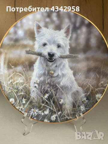 Колекционерска чиния от серия « Westies “