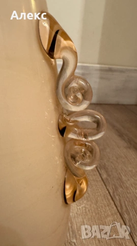 Мурано, арт духано опалово стъкло., снимка 3 - Вази - 53396861