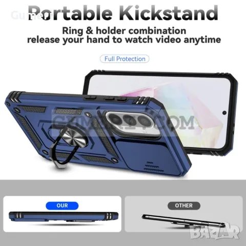 Samsung Galaxy A56 Хибриден Гръб С Капак И Ринг, снимка 6 - Калъфи, кейсове - 50043588