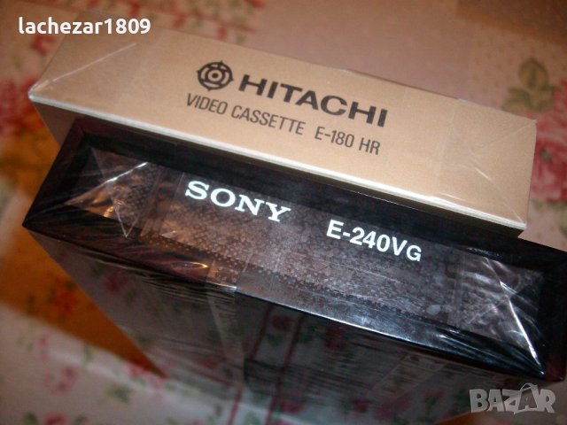 видео касети HITACHI и SONY  VHS, снимка 5 - Друга електроника - 38750312