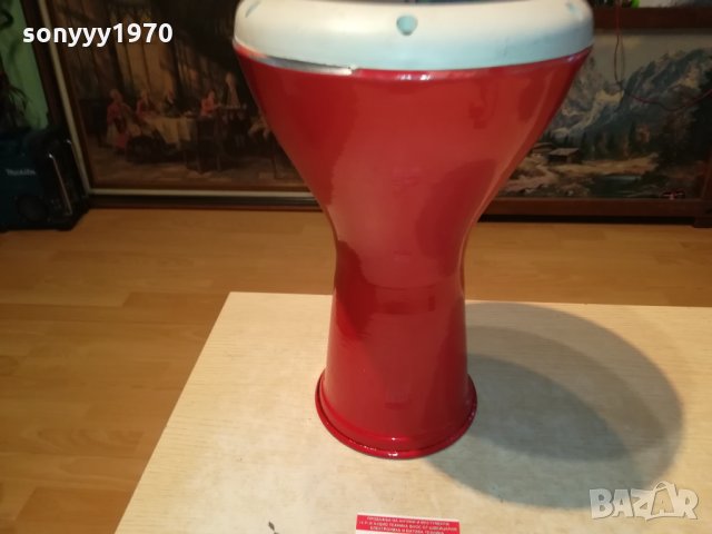 червена голяма тарамбука 41х26см 2302221211, снимка 2 - Ударни инструменти - 35888372