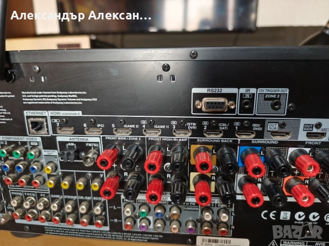 Onkyo TX-NR 828 Wi-Fi, Bluetooth, 4K , снимка 5 - Ресийвъри, усилватели, смесителни пултове - 52824679