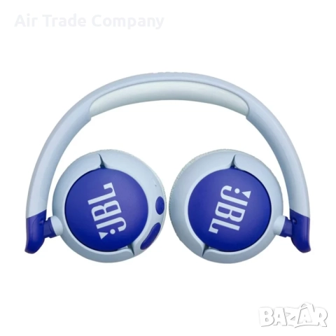 Детски слушалки с микрофон JBL, JR320BT, Bluetooth, сини, снимка 4 - Bluetooth слушалки - 52751182