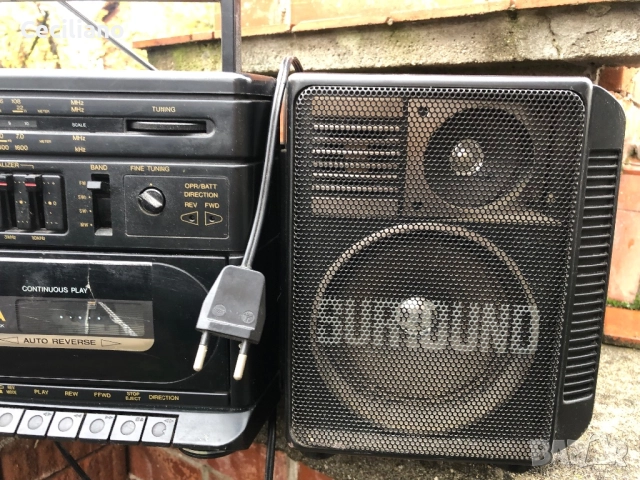 Радиокасетофон Sanyo-70лв, снимка 5 - Радиокасетофони, транзистори - 52679922