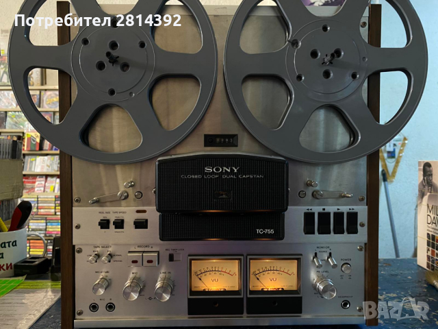 Магнетофон Ролков дек SONY TC-755 СЕРВИЗИРАН Отличен външно и вътрешно, снимка 2 - Декове - 44586699