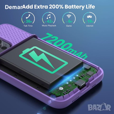 Калъф с батерия за iPhone 13 pro max 3 цвята, снимка 5 - Калъфи, кейсове - 40957720