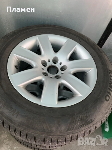 235/65/17  5х120  джанти със зимни гуми от BMW Х5, снимка 2 - Гуми и джанти - 56023826