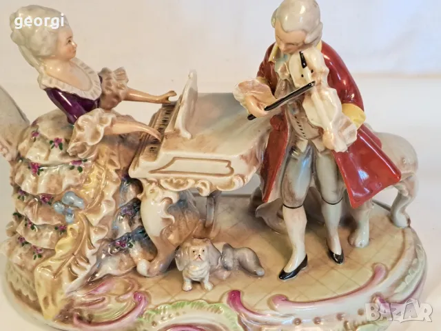 немска порцеланова фигура ГДР, снимка 2 - Колекции - 49773340