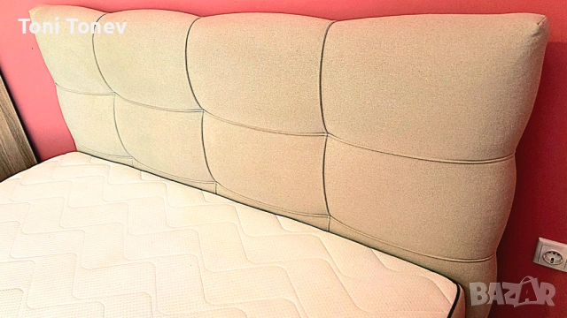 Тапцирана повдигната спалня 160х200 /боксспринг/ с ракла, снимка 4 - Спални и легла - 53828169