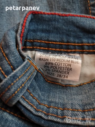 Нови мъжки дънки Denim Project TOM - Slim fit jeans - 28/34, снимка 6 - Дънки - 41614658