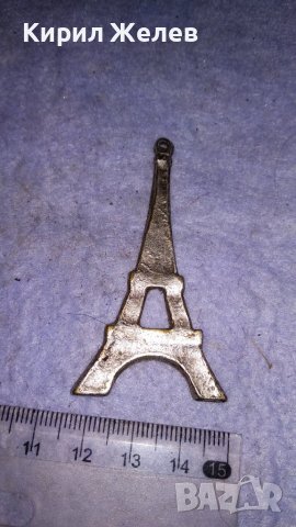 АЙФЕЛОВАТА КУЛА Посребрена ВИНТИДЖ - АРТ ВИСУЛКА ПЕНДАНТ МЕДАЛЬОН 34555, снимка 2 - Колиета, медальони, синджири - 39082481