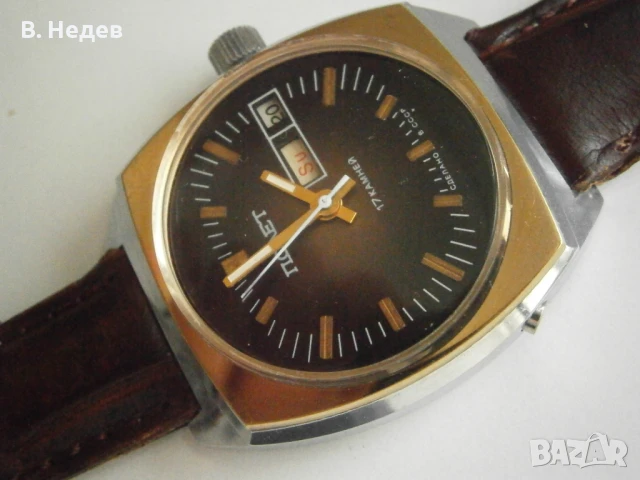 POLJOT 17 jewels, кал. 2628, made in USSR, ТОП! Бърза смяна на датата!, снимка 3 - Мъжки - 47966979
