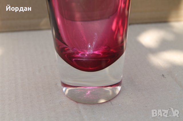 Кристална ваза *мурано, снимка 4 - Декорация за дома - 41855805