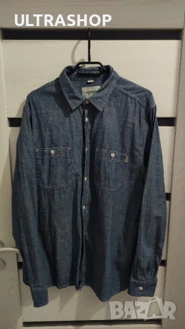 Carhartt XL Мъжка риза с дълъг ръкав, снимка 5 - Ризи - 53711482