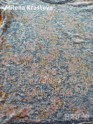 Tениска ефирна L, снимка 3 - Тениски - 53730304