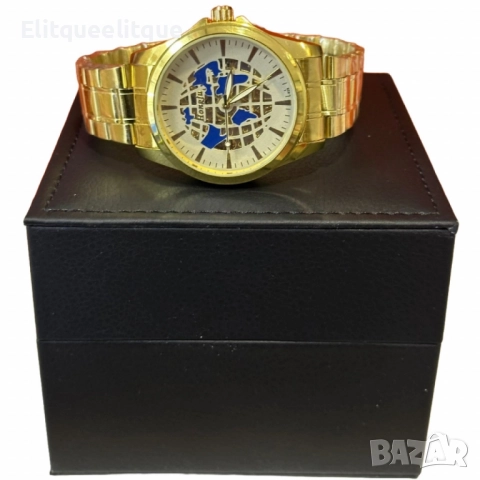 Луксозни златисти мъжки часовници с римски цифри, снимка 4 - Мъжки - 52278710