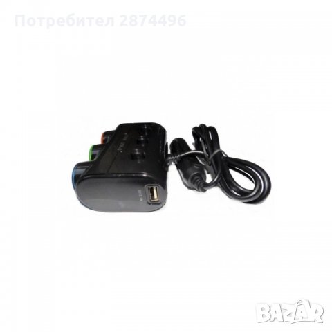 MCL36 Автомобилен разклонител с 3 куплунга, USB и Волтметър, снимка 5 - Аксесоари и консумативи - 34580535