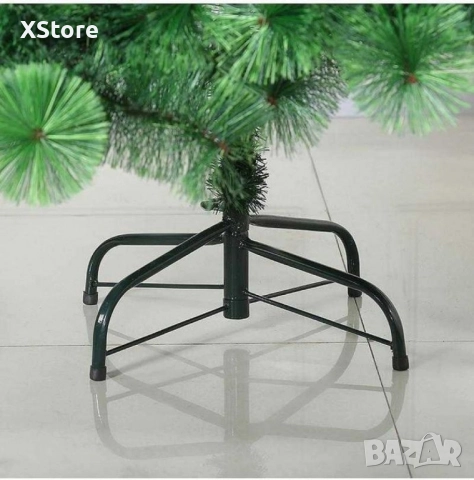 Елха естествено зелена с шишарки, снимка 3 - Декорация за дома - 52441349