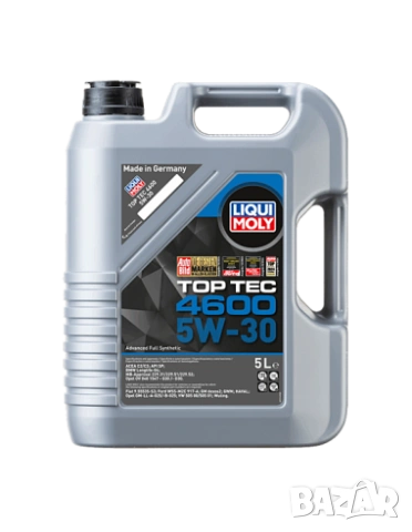 Моторно масло LIQUI MOLY TOP TEC 4600 SAE 5W-30 5L