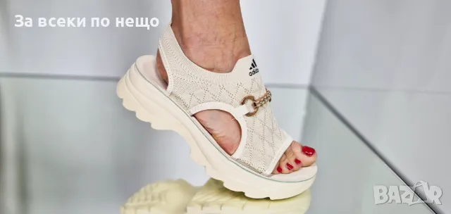 Adidas Дамски Сандали С Метален Акцент Адидас - Налични Различни Цветове Код P576, снимка 12 - Сандали - 50425654