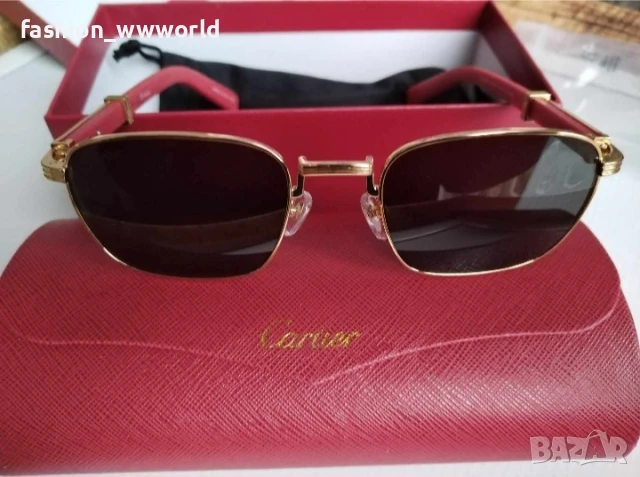 червени очила Cartier , снимка 5 - Слънчеви и диоптрични очила - 51321401