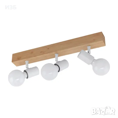 Eglo - Точково осветително тяло TOWNSHEND 3xE27/60W/230V