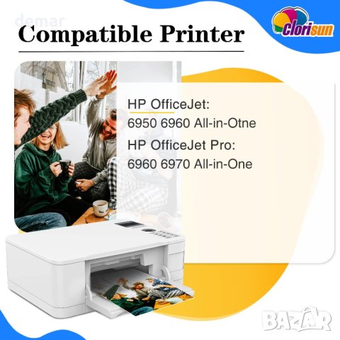 Clorisun 903XL Касети с мастило HP OfficeJet Pro, снимка 3 - Принтери, копири, скенери - 42302102