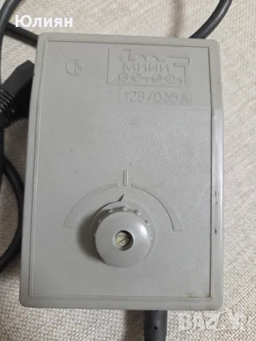 Ретро съветски захранващ блок / Регулатор „МИНИ“ 12V (СССР), снимка 3 - Мрежови адаптери - 56074561