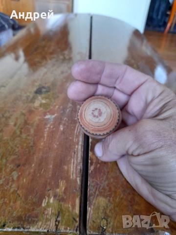 Старо дървено яйце #21, снимка 3 - Други ценни предмети - 53303941