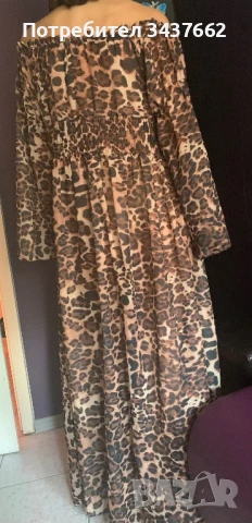 Рокля дълга Тигрова , снимка 7 - Рокли - 45682741