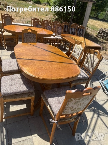 Трапезна маса със шест стола