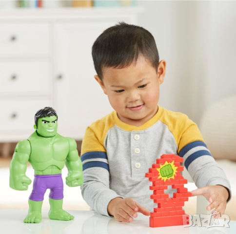 Голяма Екшън фигура Spidey Marvel Hulk
Power smash Хълк
, снимка 2 - Фигурки - 44789587