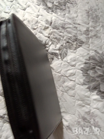 черна кожена чанта папка органайзер , снимка 2 - Чанти - 53140037