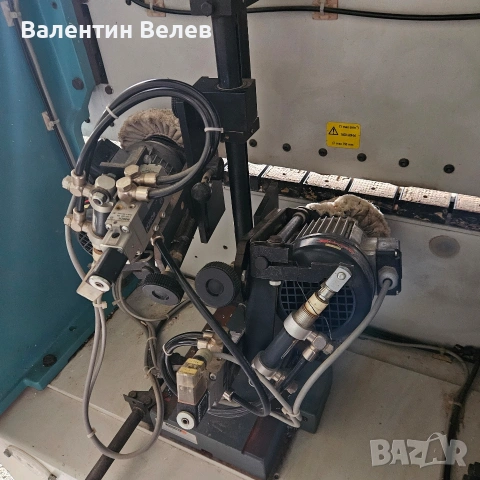 кантираща машина holz her triathlon 300,точно окрайчване ерови фрези корнер прави цикли и полири, снимка 12 - Други машини и части - 53519906